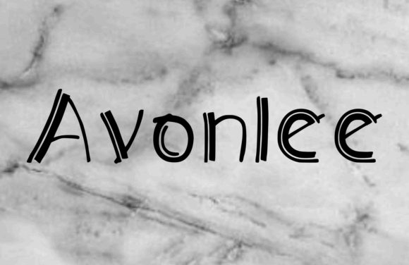 Avonlee Font for Handmade Creations and More