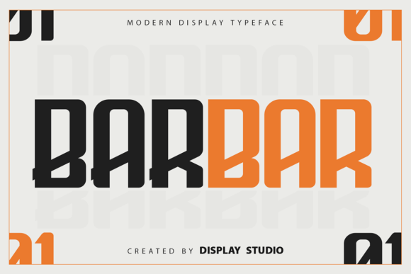 Barbar: A Bold Display Font for Modern Branding