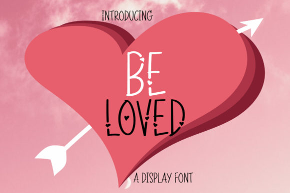Be Loved: A Romantic Display Font for Editorial Design