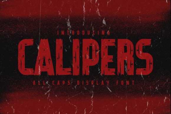 Calipers Display Font for Bold Editorial Design