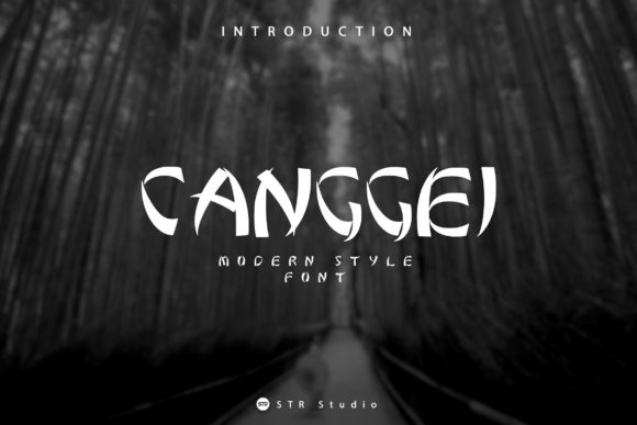 Canggei: A Modern Display Font for Editorial Design