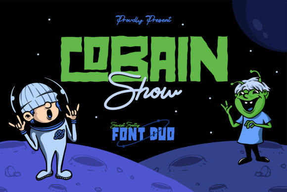 Cobain Show Font for Modern Editorial Design