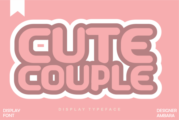 Cute Couple Font for Elegant and Playful Design