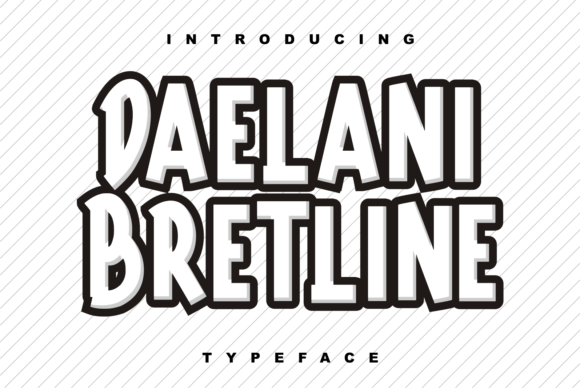 Daelani Bretline: A Cool Display Font for Creative Makers