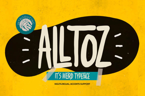Discover Alltoz – A Unique Display Font for Bold Web Design