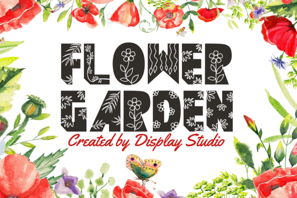 Flower Garden Font for Fresh Branding and Creative Projects