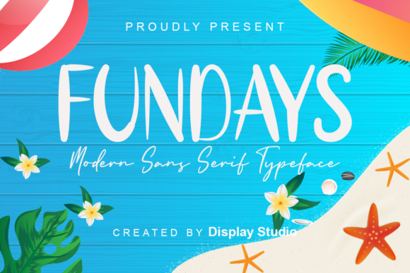 Fundays: A Playful Display Font for Creative Makers