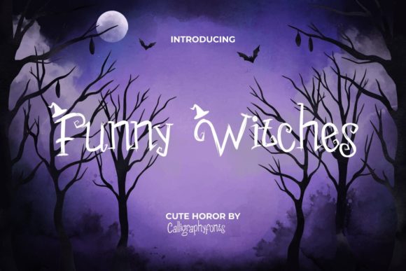 Funny Witches Font for Halloween Campaigns and Spooky Designs