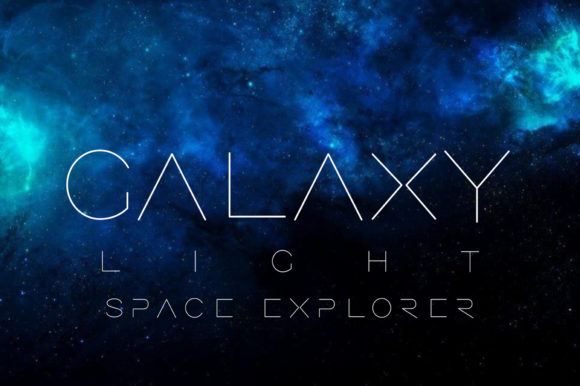 Galaxy Light: A Minimalist Display Font for Modern Branding