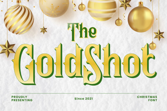 Gold Shot: A Vintage Display Font That Elevates Handmade Creations