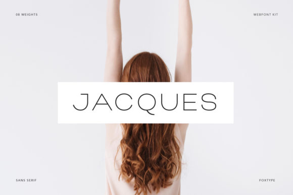 Jacques: A Modern Display Font for Editorial Elegance
