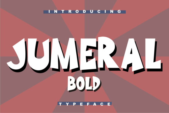 Jumeral: A Cool Display Font for Eye-Catching Campaigns