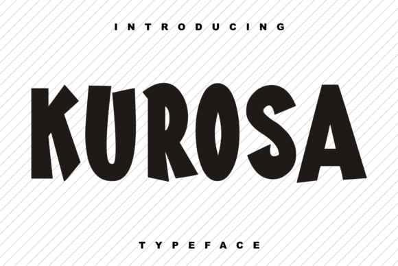 Kurosa: A Cool Display Font for Bold Branding