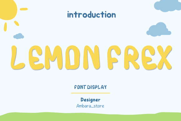 Lemon Frex: A Cool Display Font for Creative Makers