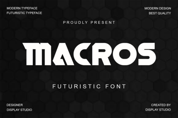 Macros: The Bold Display Font That Elevates Campaign Design