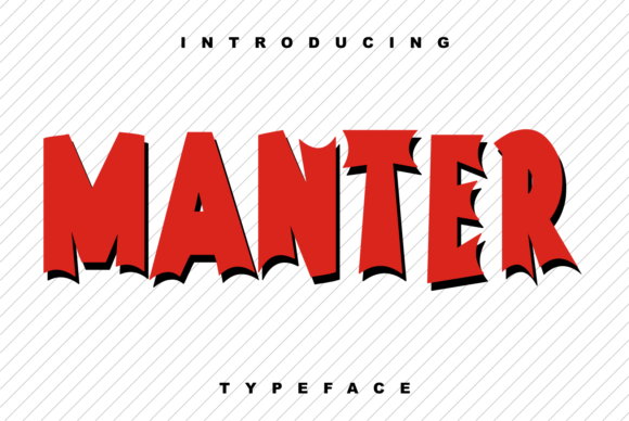 Manter: A Cool Display Font for Modern Web Design