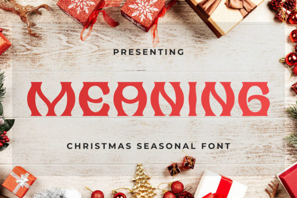 Meaning: A Bold Display Font for Digital Creativity
