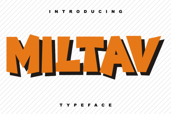 Miltav – A Cool Display Font for Professional Branding