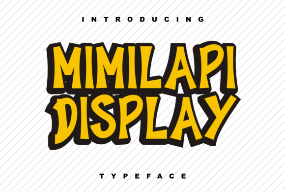 Mimilapi Display Font for Trendy Craft Projects
