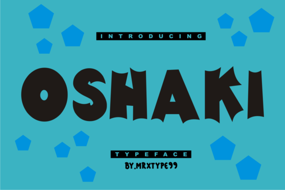 Oshaki: A Cool Display Font for Professional Branding