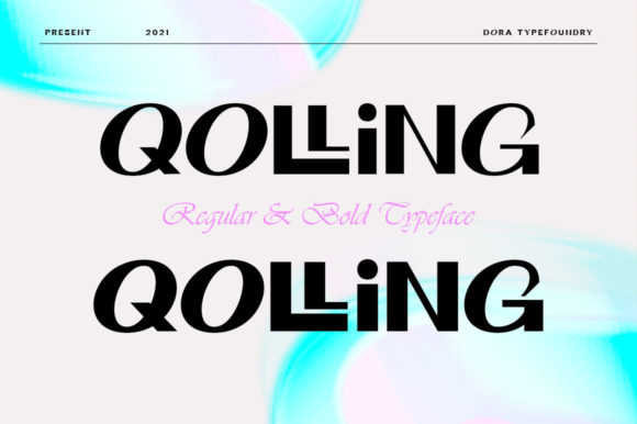 Qolling Font: A Bold Display Type for Modern Design