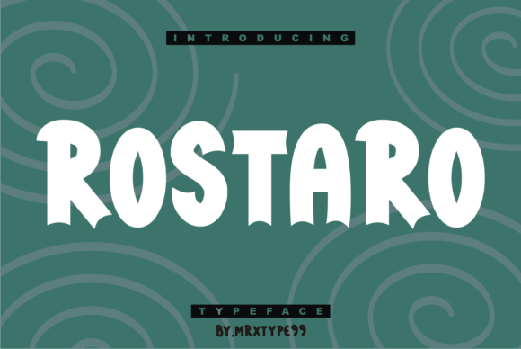 Rostaro: A Cool Display Font for Professional Branding