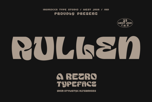 Rullen: A Retro Display Font for Timeless Branding