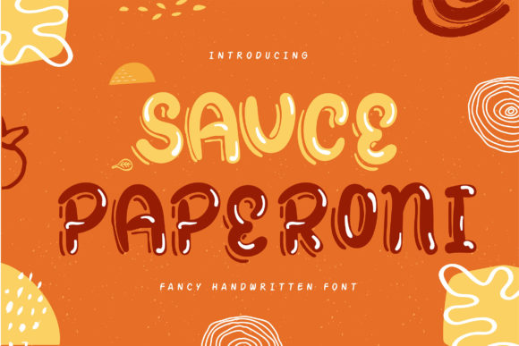 Sauce Paperoni Display Font for Creative Branding