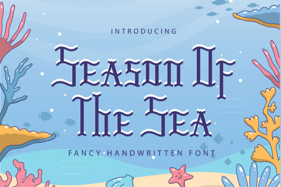 Season of the Sea Font for Creative Projects and Branding