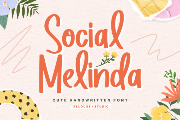 Social Melinda: A Handwritten Font for Creative Publishing