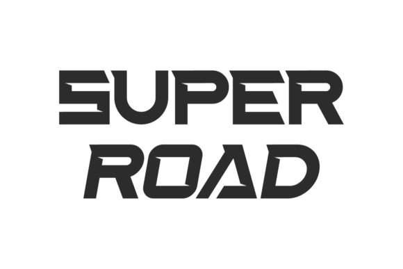 Super Road: A Bold Display Font for Eye-Catching Design