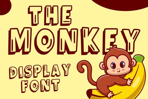 The Monkey: A Bold Display Font for Eye-Catching Campaigns