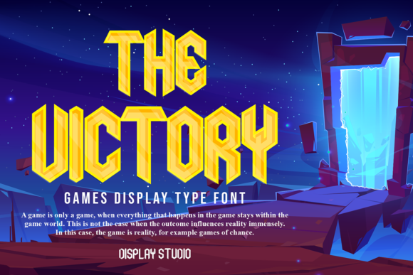 The Victory Display Font for Bold Branding and Digital Creativity