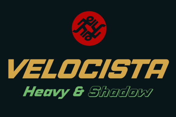 Velocista Heavy Shadow: A Modern Display Font for Creative Makers