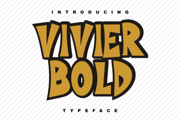 Vivier Bold Display Font for Handmade Creations